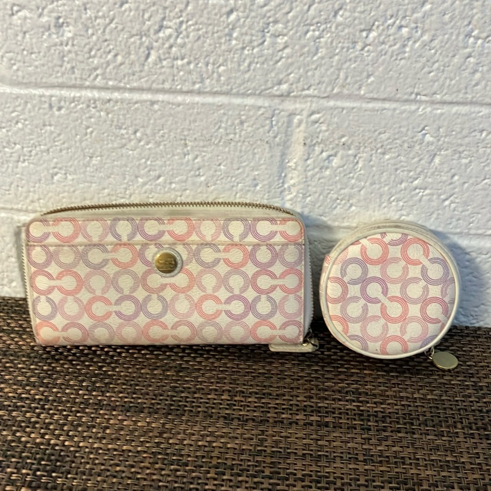 Coach wallet and coin purse